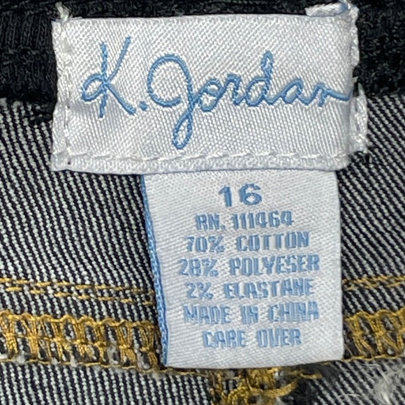 Women’s 16 K.Jordon Black Jeans - Picture 10 of 13